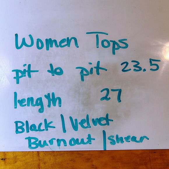 Womens Black Velvet Burnout Paisley Print Button Down Shirt XL 16 18 whimsigoth - Picture 9 of 9